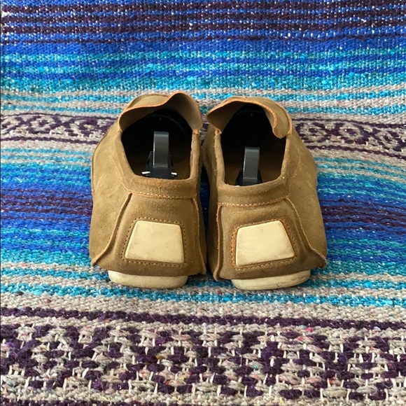 Mens SISLEY Tan Suede Loafers - Picture 4 of 5